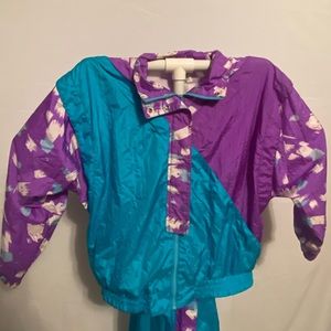 G. Vanderbilt vintage track suit. Top and bottom.